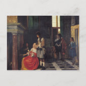 Kartenspieler, c.1663-65 postkarte (Vorderseite)