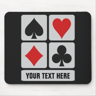 Kartenspieler-Gewohnheit mousepad