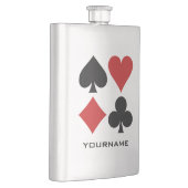 Kartenspieler-Gewohnheitsflasche Flachmann (Rechts)