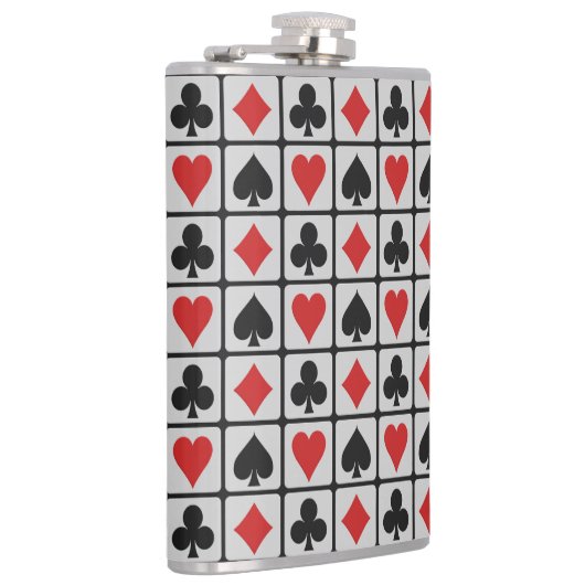 Kartenspieler-Gewohnheitsflaschen Flachmann (Rechts)