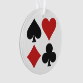 Kartenspieler-Gewohnheitsverzierung Ornament (Vorderseite)