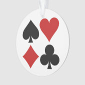 Kartenspieler-Gewohnheitsverzierung Ornament (Vorderseite)