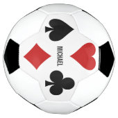 Kartenspieler individuelle Name Fußball (Gedreht)