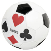 Kartenspieler individuelle Name Fußball (Dreiviertel)