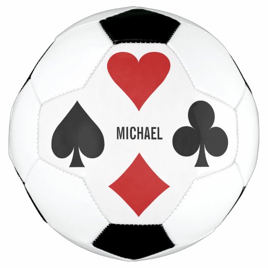 Kartenspieler individuelle Name Fußball (Vorderseite)