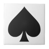 Kartenspieler-Keramikfliese - Spaten Fliese (Vorderseite)