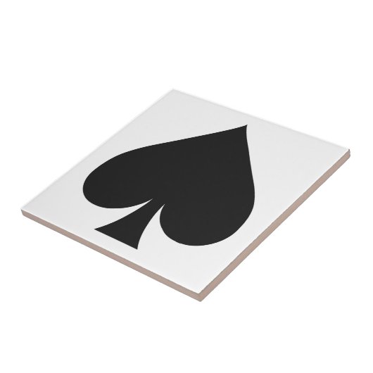 Kartenspieler-Keramikfliese - Spaten Fliese (Seite)