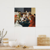Kartenspieler - Lucas van Leyden Fine Art Poster (Küche)