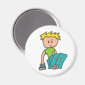 Kartenspieler Magnet (Vorderseite/Rückseite)