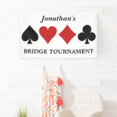 Kartenspieler-Name- u. -textfahne Banner (Insitu)