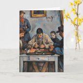 Kartenspieler Paul Cezanne Malerei Art Karte (Gelbe Blume)