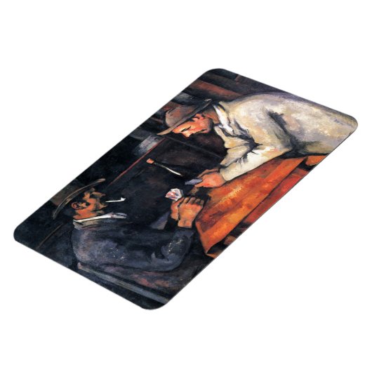 Kartenspieler Paul Cezanne Malerei Art Magnet (Linke Seite)