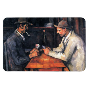 Kartenspieler Paul Cezanne Malerei Art Magnet