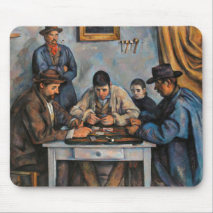 Kartenspieler Paul Cezanne Malerei Art Mousepad