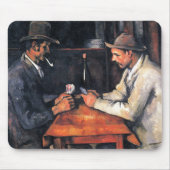 Kartenspieler Paul Cezanne Malerei Art Mousepad (Vorne)