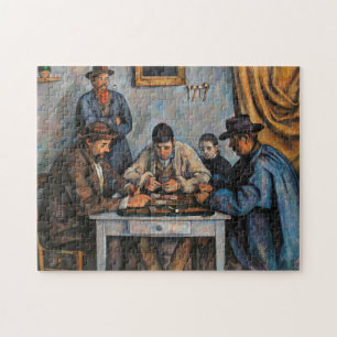 Kartenspieler Paul Cezanne Malerei Art Puzzle