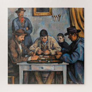 Kartenspieler Paul Cezanne Malerei Art Puzzle