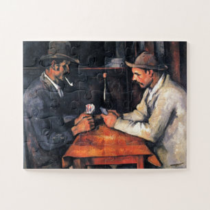 Kartenspieler Paul Cezanne Malerei Art Puzzle