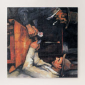 Kartenspieler Paul Cezanne Malerei Art Puzzle (Horizontal)
