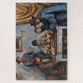 Kartenspieler Paul Cezanne Malerei Art Puzzle (Vertikal)