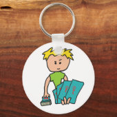 Kartenspieler Schlüsselanhänger (Vorderseite)