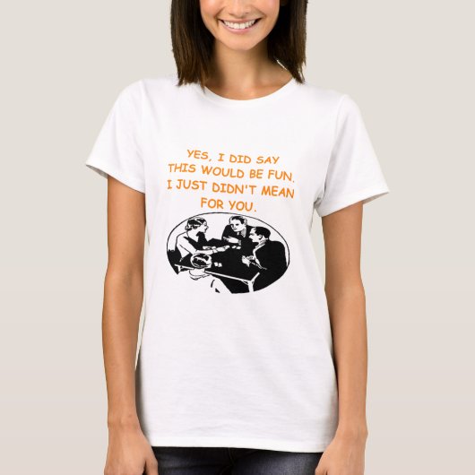 Kartenspieler T-Shirt (Vorderseite)