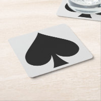Kartenspieler-Untersetzer - Spaten