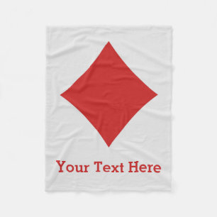 Kartenspieler-Vlies-Decke - Diamond Fleecedecke