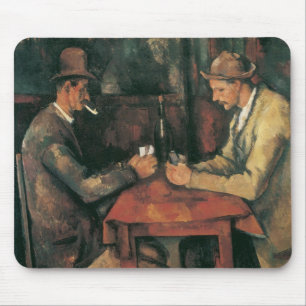 Kartenspieler von Paul Cezanne, Vintage Fine Art Mousepad