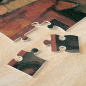 Kartenspieler von Paul Cezanne, Vintage Kunst Puzzle (Seite)