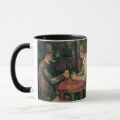 Kartenspieler von Paul Cezanne, Vintage Kunst Tasse (Links)