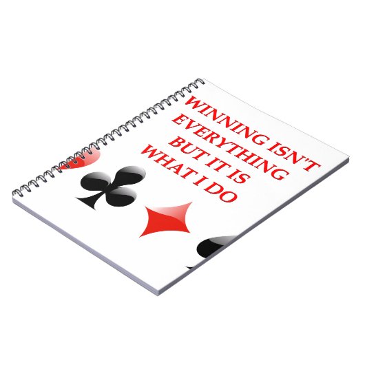 Kartenspielerwitz Notizblock (Linke Seite)