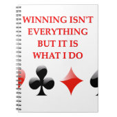 Kartenspielerwitz Notizblock (Vorderseite)