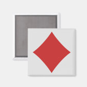 Kartenspielmagnete - Diamant Magnet (Vorderseite/Rückseite)