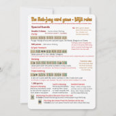 Kartenspielregeln - spezielle Hände Einladung (Vorderseite)