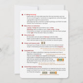 Kartenspielregeln - Spielen (1) Einladung (Rückseite)