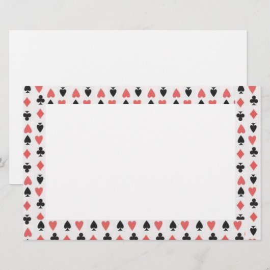 Kartenstand Briefpapier (Vorne/Hinten)