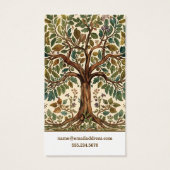 Kartenständer für Ohrringe mit dem Muster 'Tree Of (Rückseite)