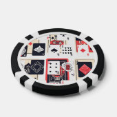 Kartenstapel | Abstract Modern Pokerchips (Einzeln)