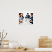 Kartenstil-Dominosteine Poster (Küche)