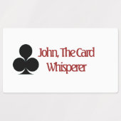 Kartensymbole, lustige Sprichwort-Labels Etiketten (Design 2)