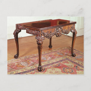 Kartentabelle, c.1740 postkarte