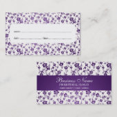 Kartenverkauf Lila Terminkarte (Vorne/Hinten)