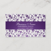 Kartenverkauf Lila Terminkarte (Rückseite)