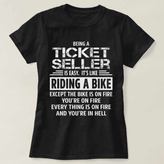 Kartenverkäufer T-Shirt (Design vorne)