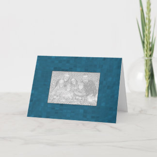 Kartenvorlage - Aquamarine mosaikweite Grenze Karte