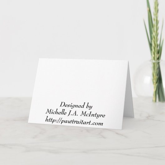 Kartenvorlage - Schwarzer Drache Karte (Rückseite)