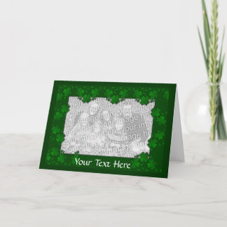 Kartenvorlage - St. Patrick's Day Vierblättriges K Karte