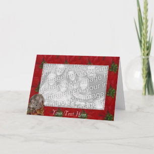 Kartenvorlage - WeihnachtsMaus Feiertagskarte