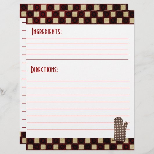 Kartenvorrat (Vorne/Hinten)